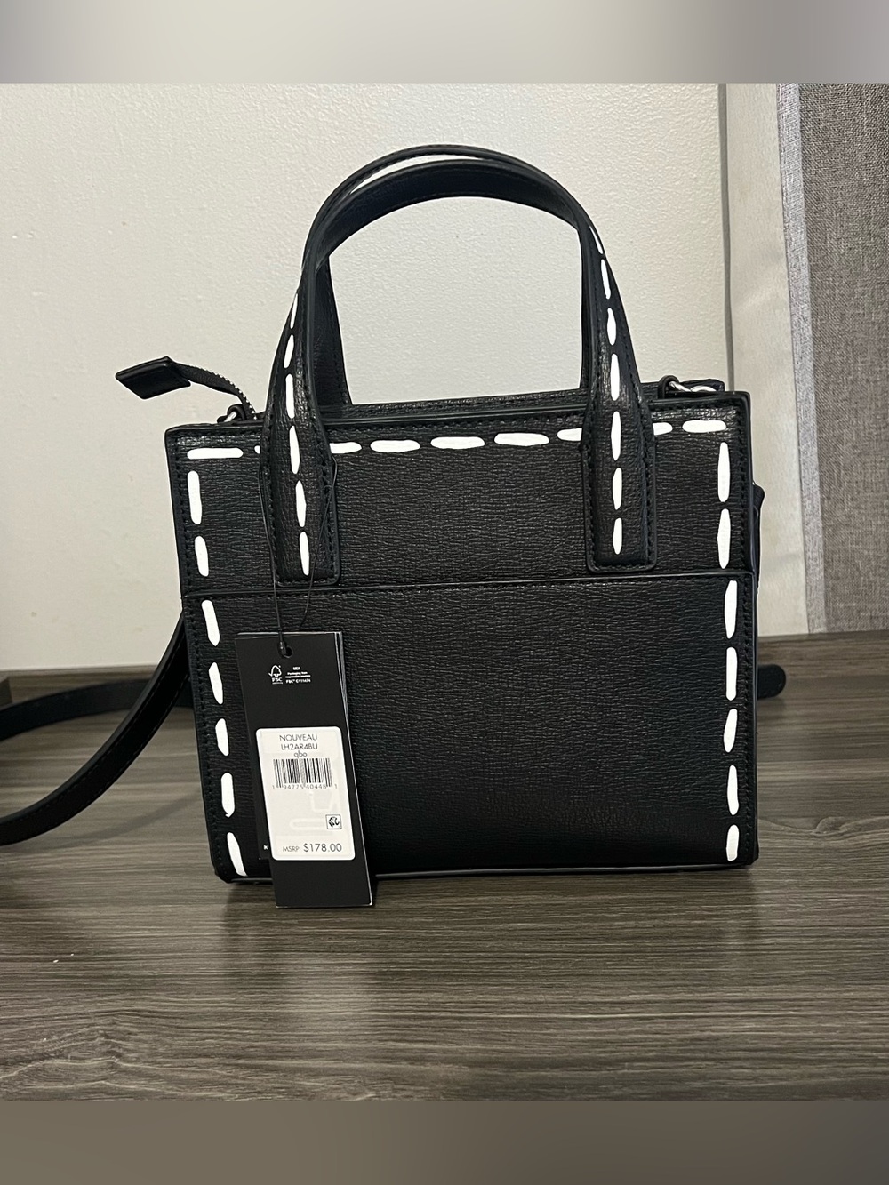 Karl Lagerfeld Black and White Logo Bag/Crossbody - Picture 6 of 7